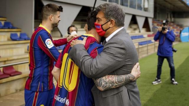 比分直播-拉波尔塔发布会全文：为了梅西留队 双方都已尽力